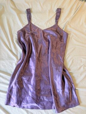 Intimate Essentials Lavender Purple slip dress